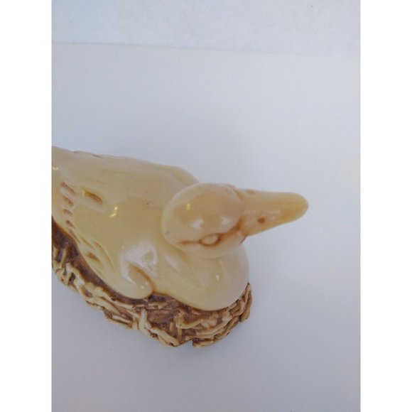 VTG Limited Edition Georgia Marble Duck Paperweight Figurine Signed R.Ruth USA - Picture 5 of 5